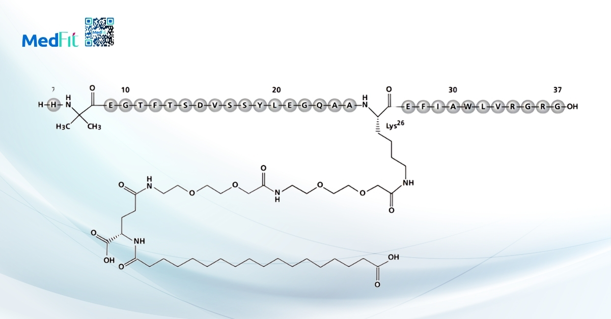 công thức phân tử semaglutide