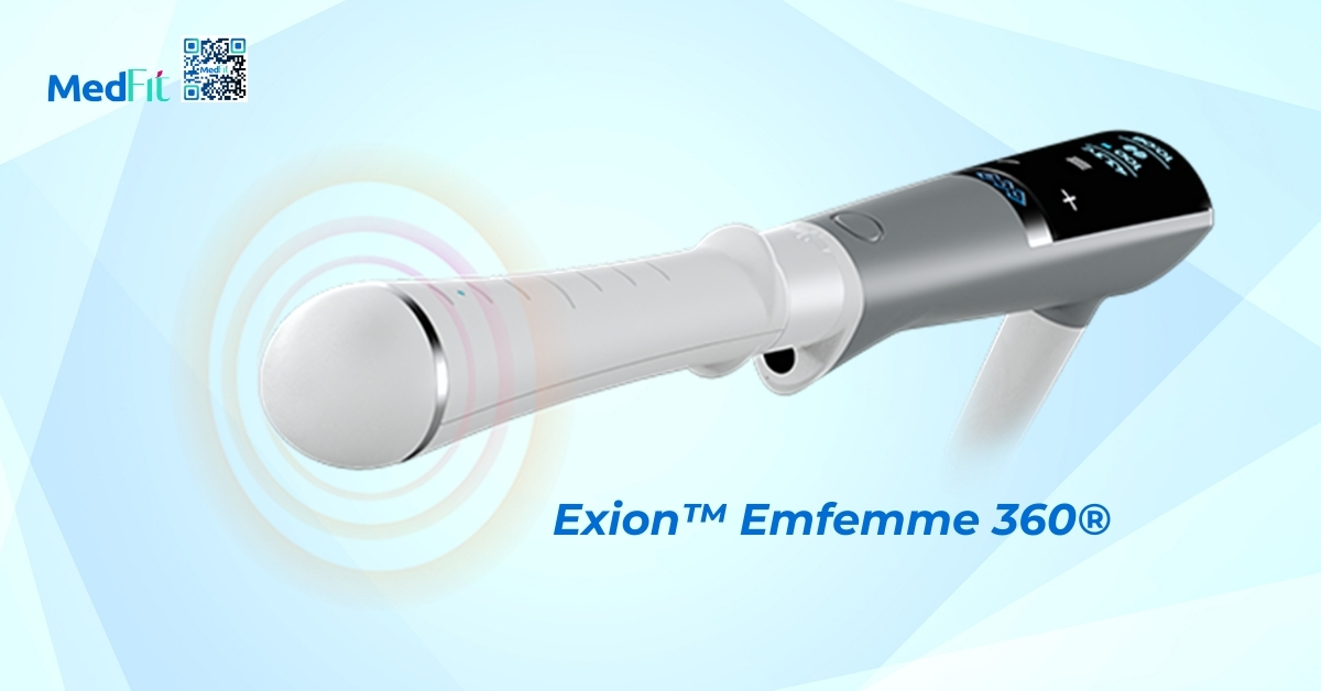 Những gì cần biết về công nghệ Exion trong giảm mỡ và cải thiện đàn hồi da 11 đầu điều trị exion™ emfemme 360®