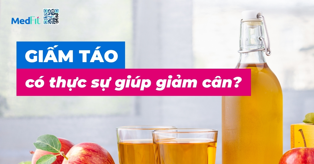 giấm táo có thực sự giúp giảm cân?