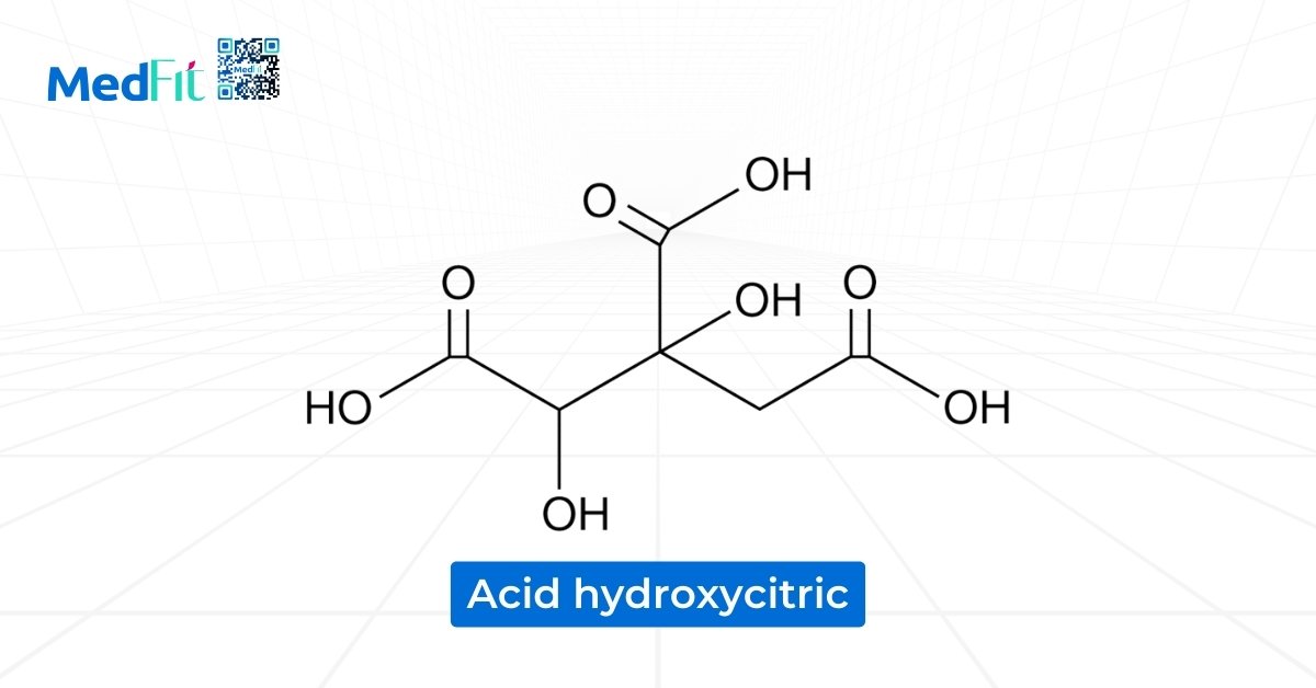 acid hydroxycitric là hoạt chất chính trong quả bứa, có vai trò hỗ trợ giảm cân