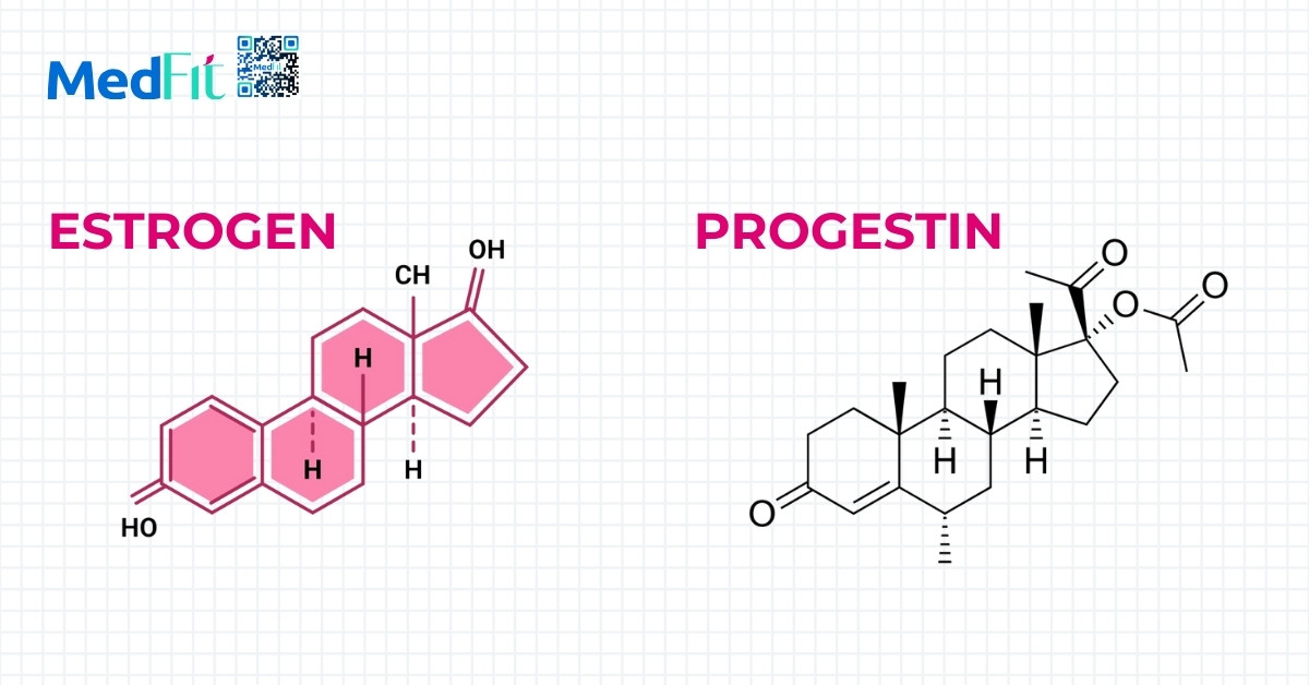 estrogen va progestin