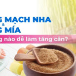 Đường mạch nha và đường mía, loại đường nào dễ làm tăng cân?