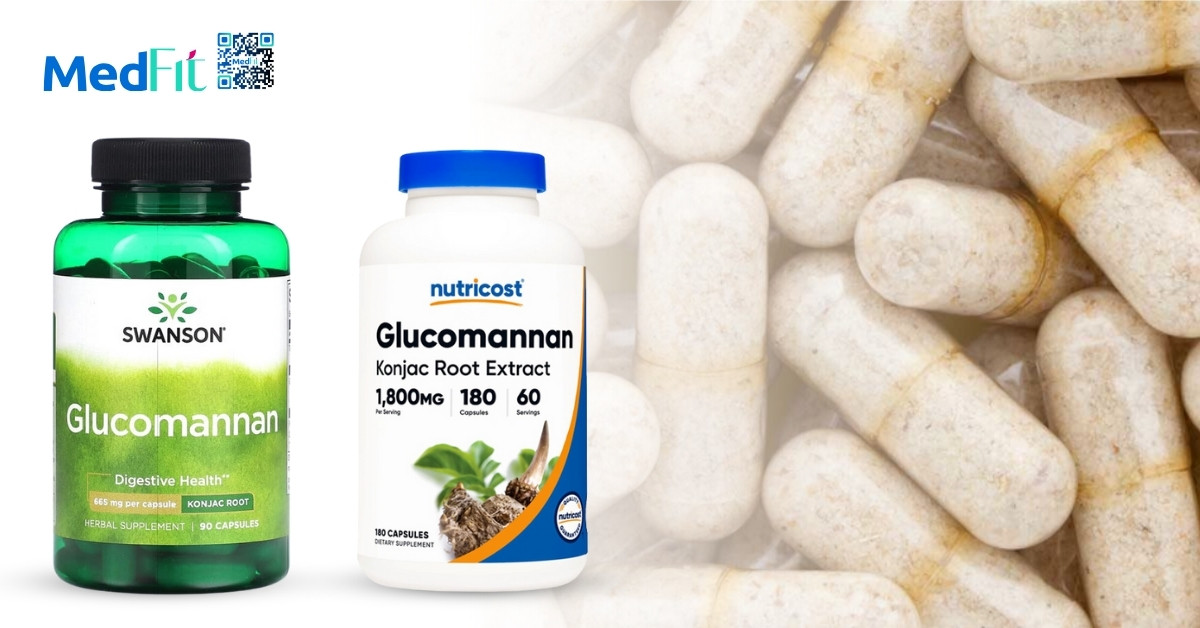 Viên uống bổ sung glucomannan