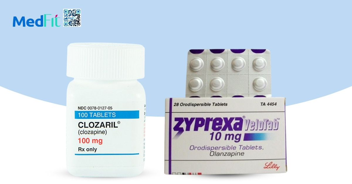 clozapine va olanzapine