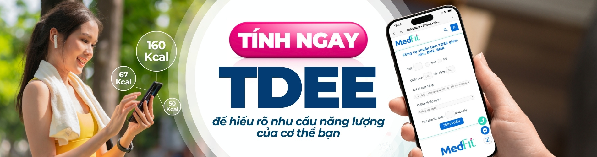 Banner tính TDEE - PC