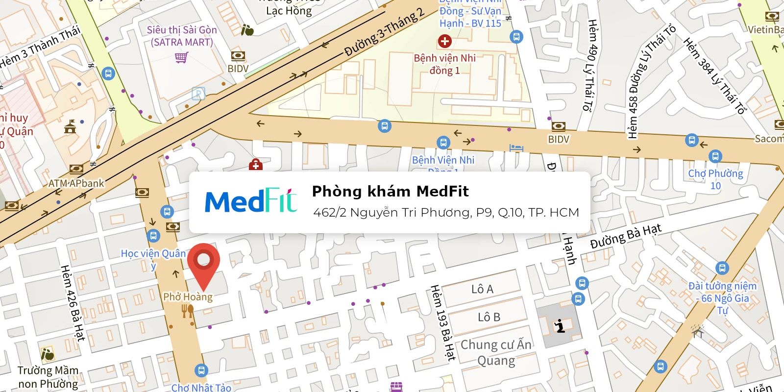 Bản đồ MedFit