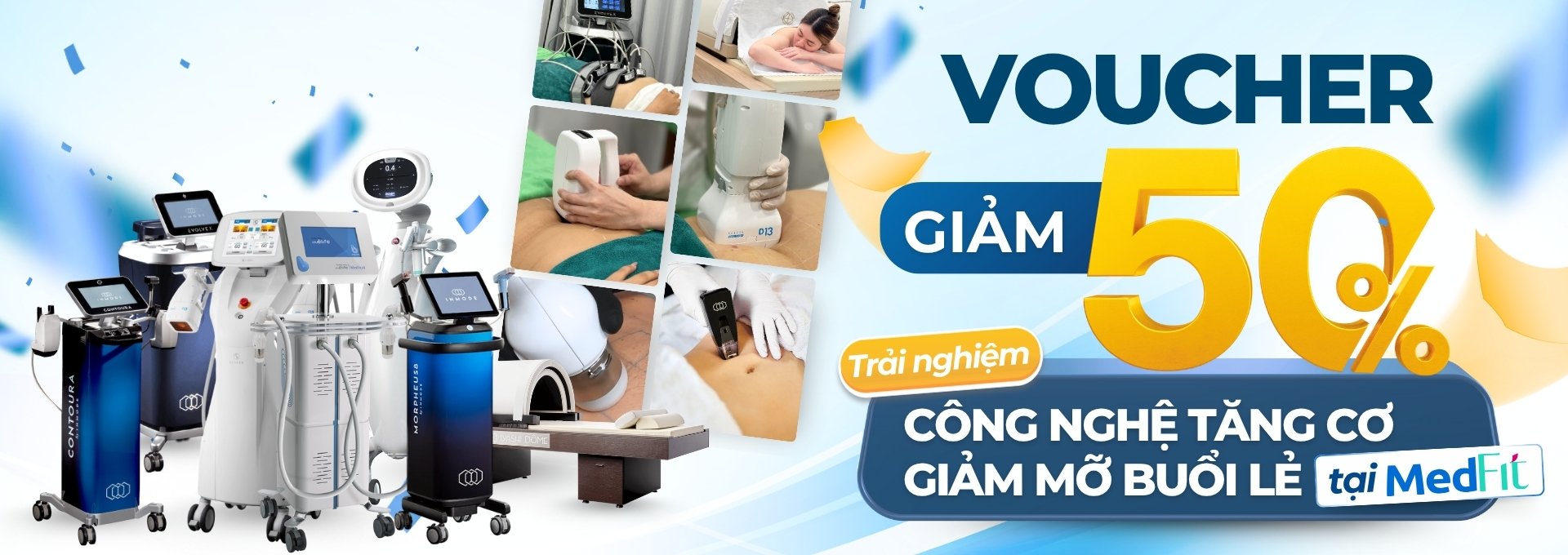 Voucher giảm 50% - Công nghệ tăng cơ giảm mỡ