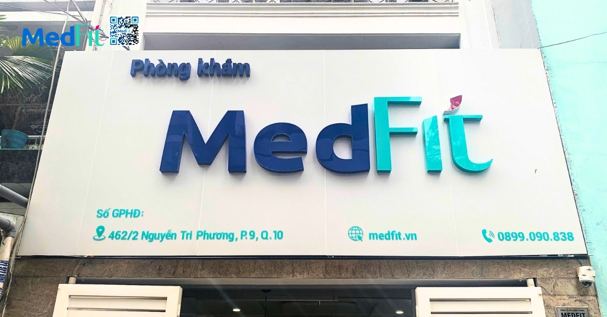 bảng hiệu phòng khám medfit