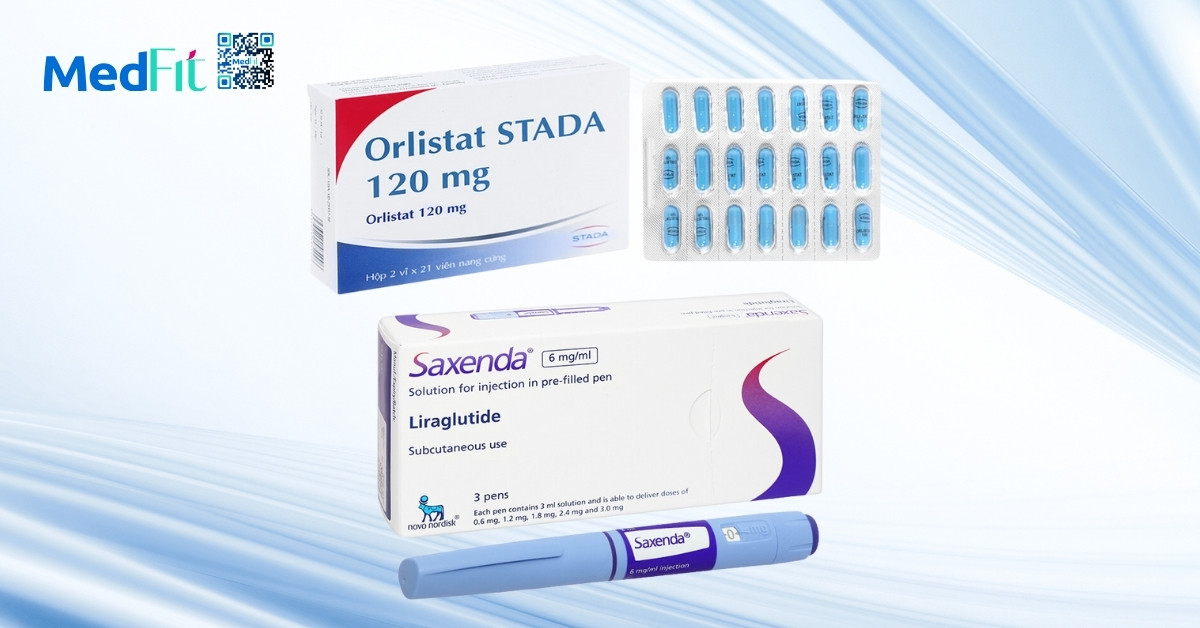 bộ y tế hiện chỉ phê duyệt liraglutide và orlistat để điều trị béo phì