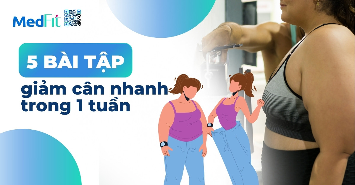 ảnh bìa 5 bài tập giảm cân nhanh trong 1 tuần