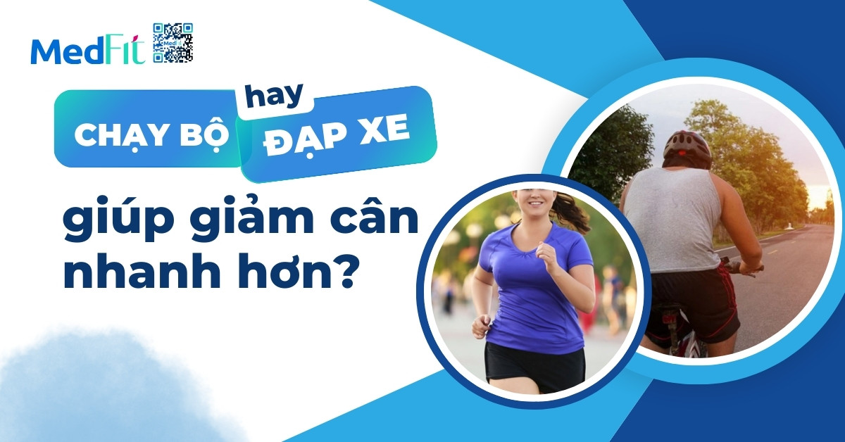 ảnh bìa chạy bộ hay đạp xe giúp giảm cân nhanh hơn