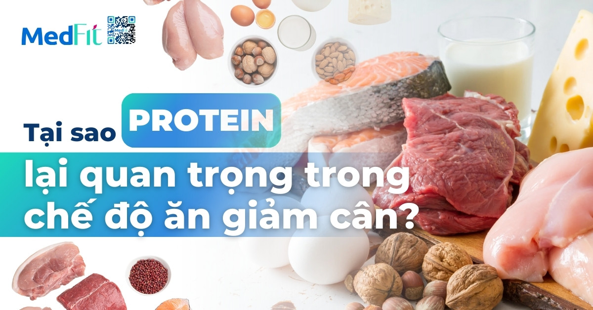 ảnh bìa tại sao protein lại quan trọng trong chế độ ăn giảm cân