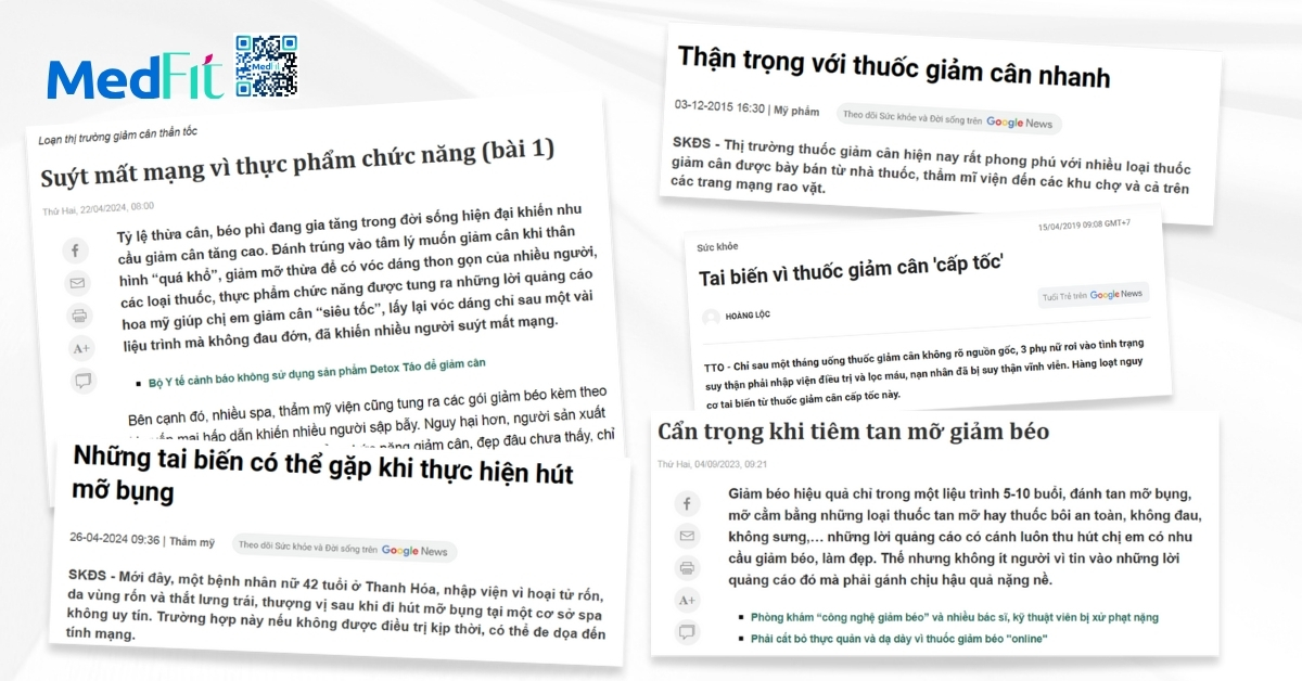 các phương pháp giảm cân thiếu cơ sở khoa học gây hại đến sức khỏe