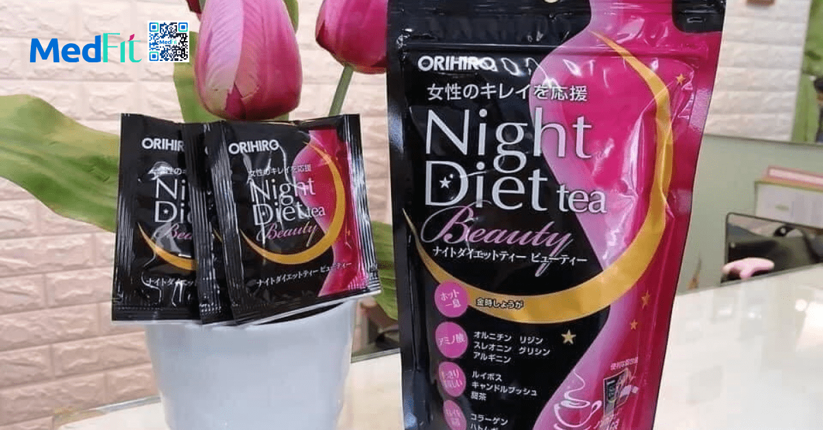 hình minh họa trà ohiriro night diet tea