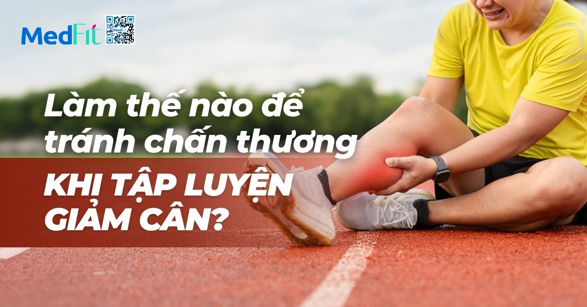 làm thế nào để tránh chấn thương khi tập luyện giảm cân