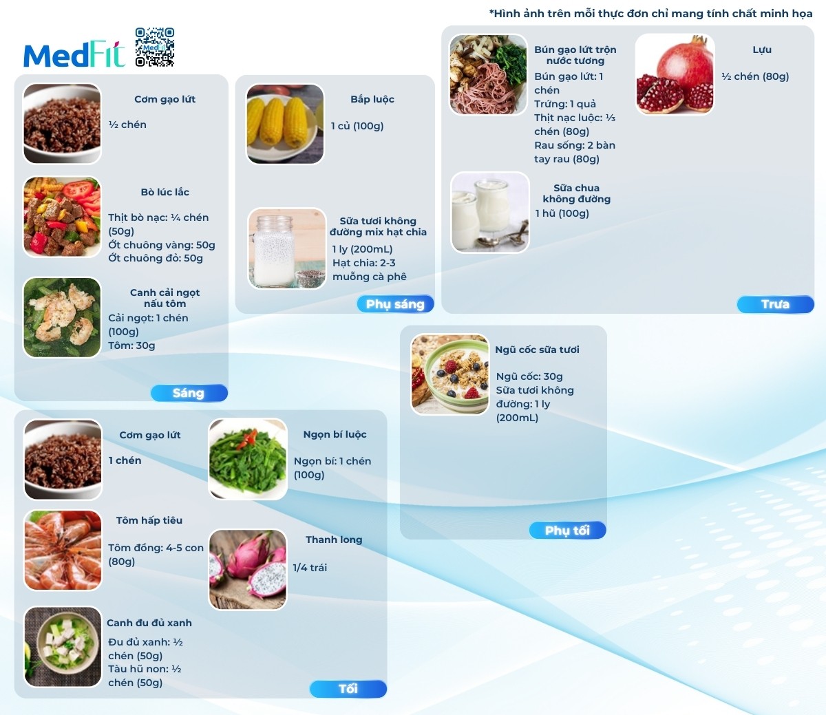 thực đơn 2000kcal mẫu ngày 6 dành cho mẹ đang cho con bú muốn giảm cân