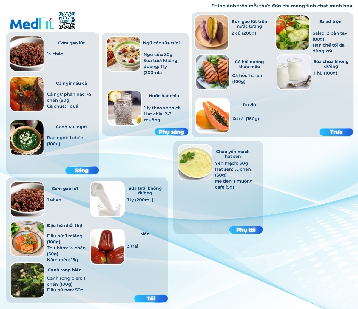 thực đơn 2000kcal mẫu ngày 7 dành cho mẹ đang cho con bú muốn giảm cân