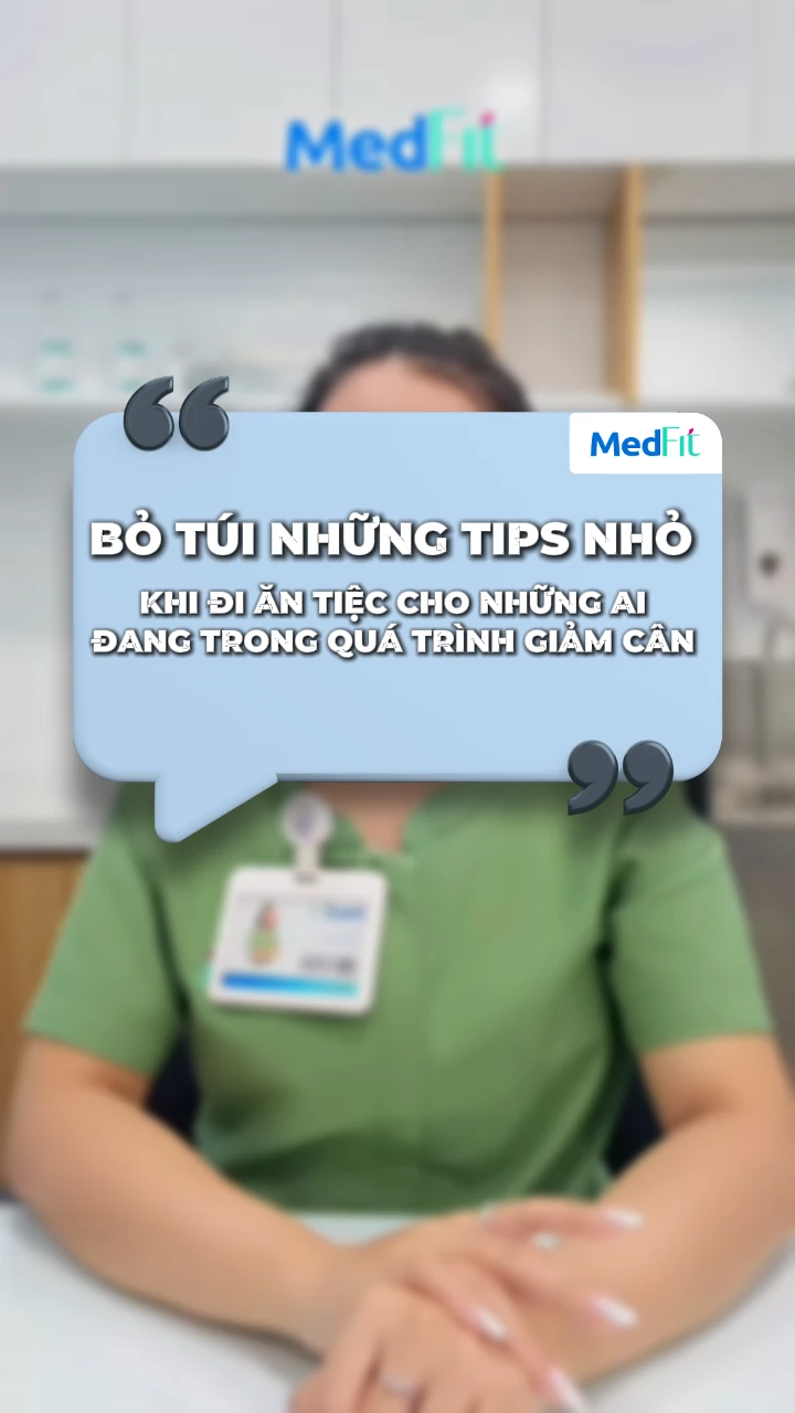 thumb tips ăn tiệc khi đang giảm cân medfit