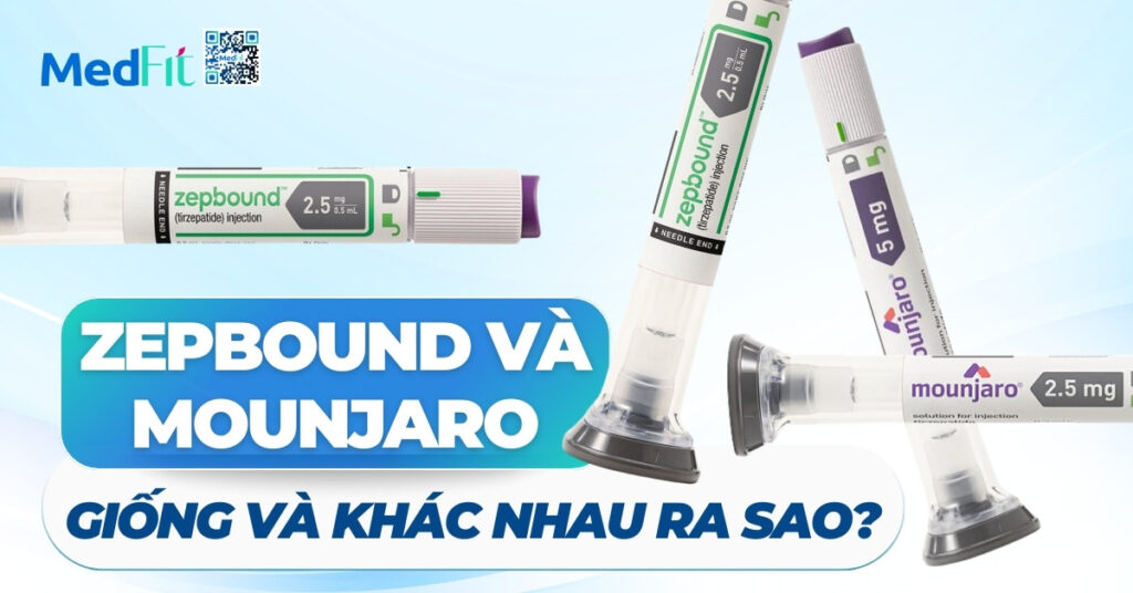 zepbound và mounjaro giống và khác nhau ra sao