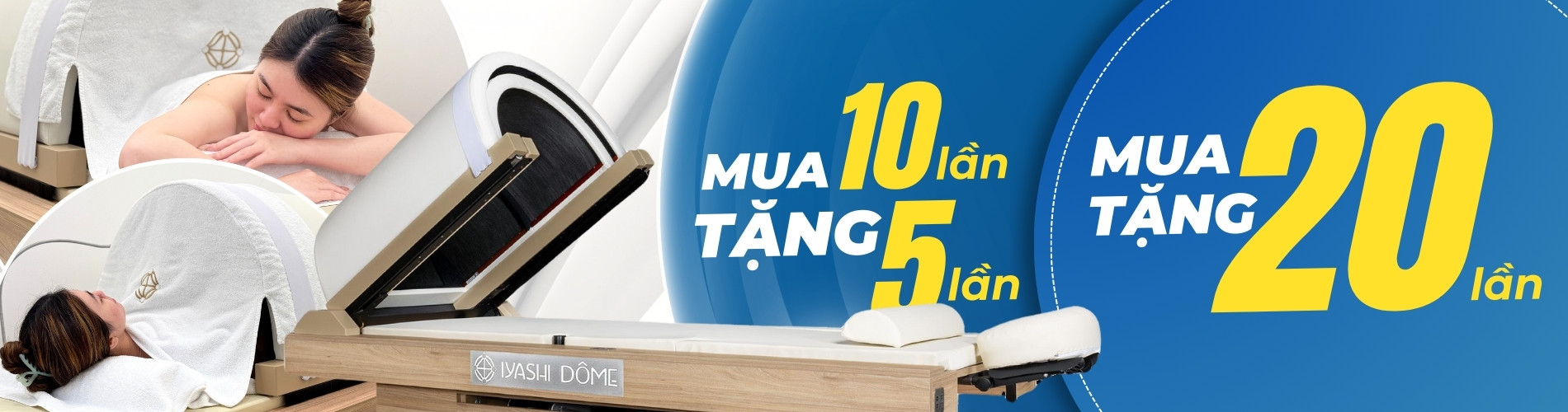 Banner ưu đãi mua liệu trình Iyashi Dome