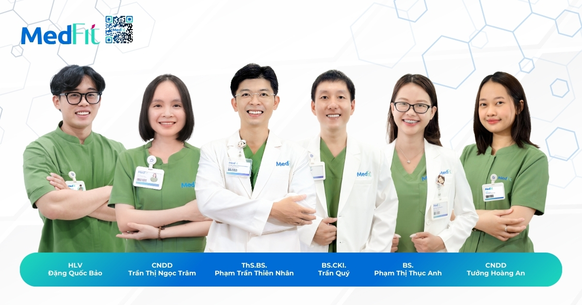 Giảm cân khoa học với gói dinh dưỡng vận động tại MedFit 2 bác sĩ dinh dưỡng, bác sĩ nội tiết và chuyên gia dinh dưỡng tại medfit