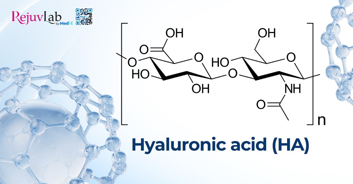 Hyaluronic acid là gì và ứng dụng trong thẩm mỹ da 1 công thức phân tử của hyaluronic acid
