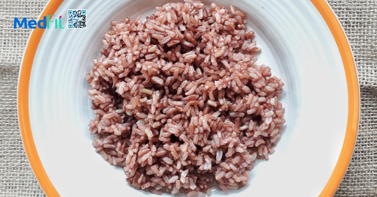 hình minh họa cơm gạo lứt