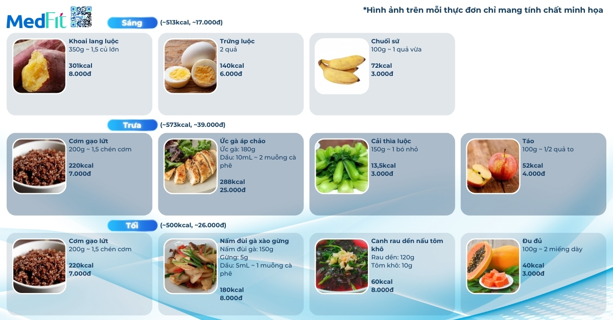 Hướng dẫn xây dựng thực đơn giảm cân tiết kiệm, đơn giản ngay tại nhà 5 hình minh họa thực đơn giảm cân tiết kiệm, đơn giản mẫu ngày 2
