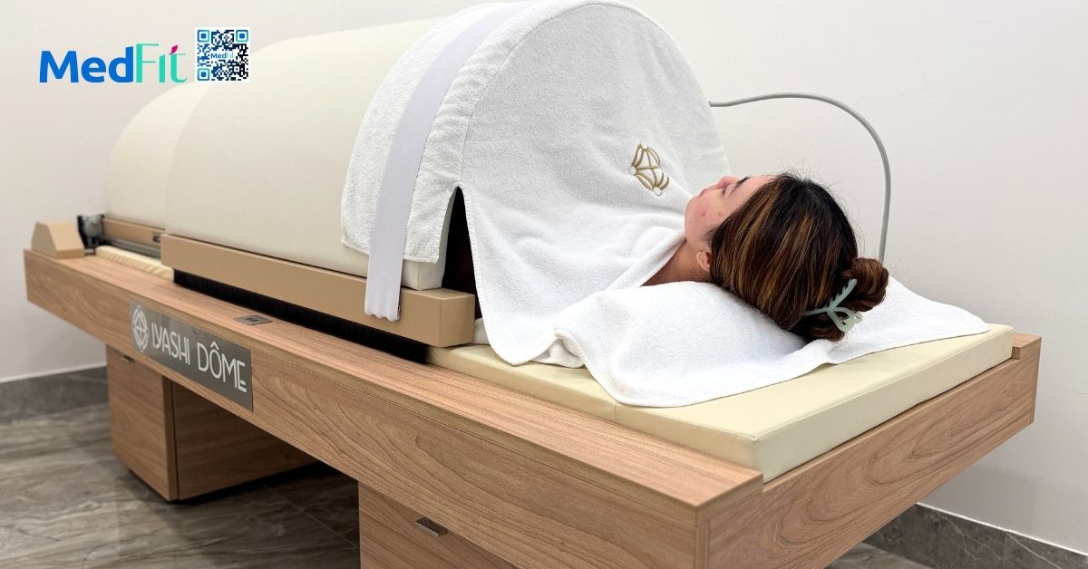 nằm máy iyashi dome tại medfit