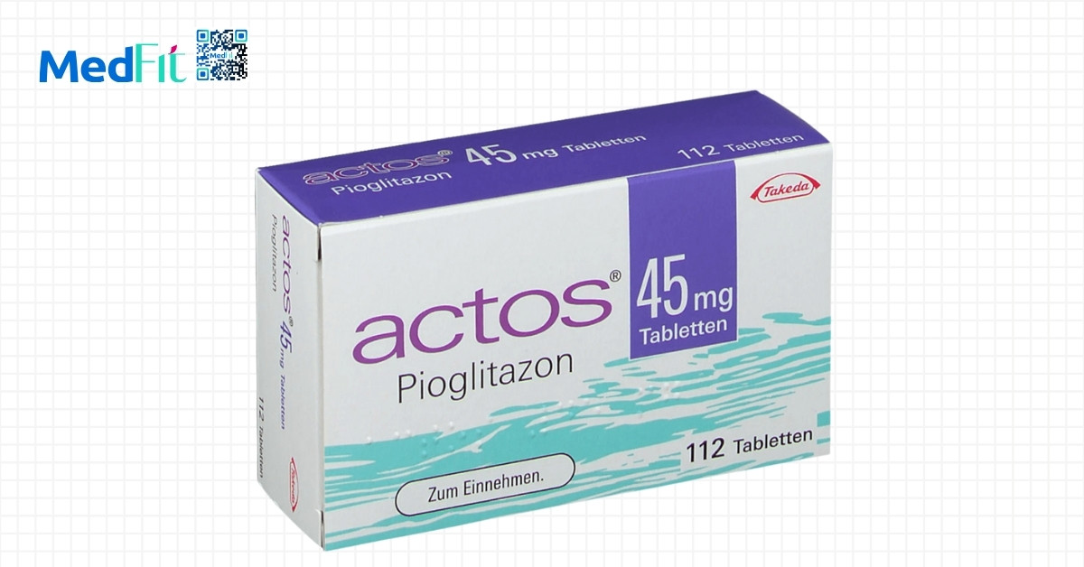 Gan nhiễm mỡ do rối loạn chuyển hóa và béo phì 11 thuốc pioglitazone