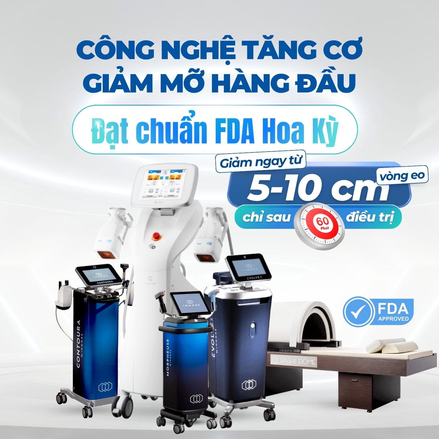 Banner Công nghệ tăng cơ giảm mỡ hàng đầu chuẩn FDA Hoa Kỳ MedFit