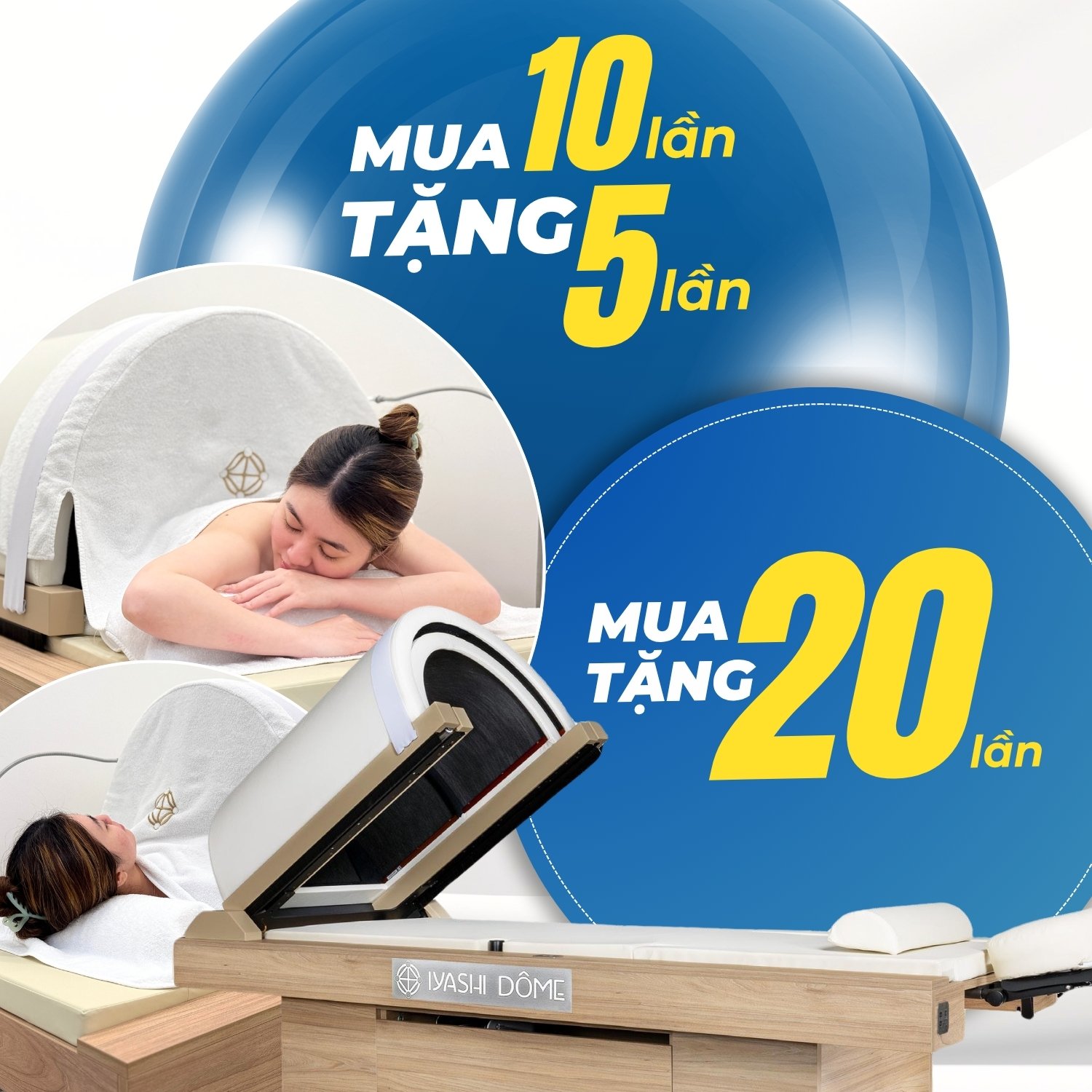 Banner ưu đãi mua liệu trình Iyashi Dome - Mobile