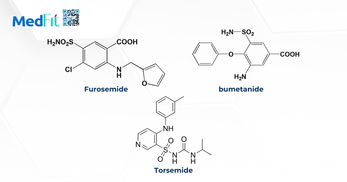 furosemide, bumetanide, torsemide