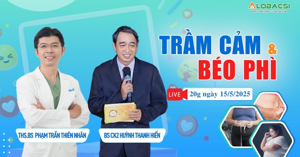 sự kiện live béo phì và trầm cảm