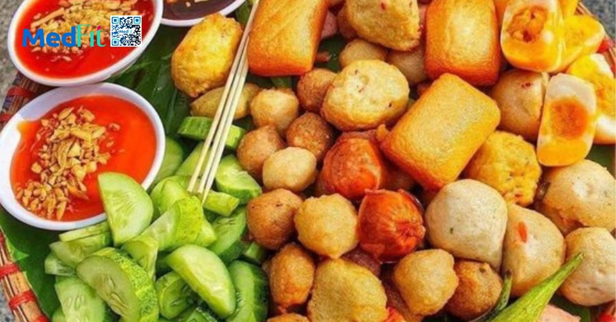 hình minh họa ăn vặt