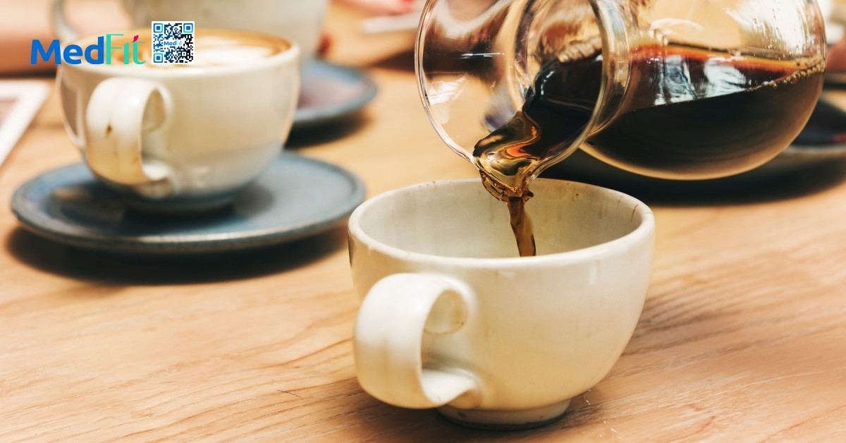 hình minh họa cà phê đen không đường