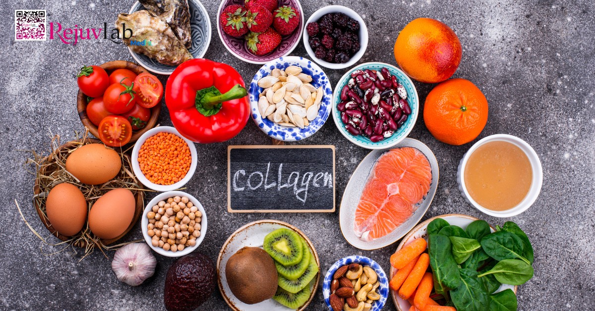 hình minh họa thực phẩm chứa collagen