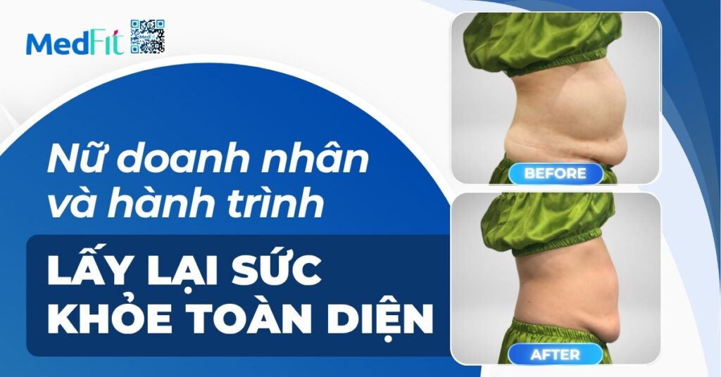 nữ doanh nhân và hành trình lấy lại sức khỏe toàn diện