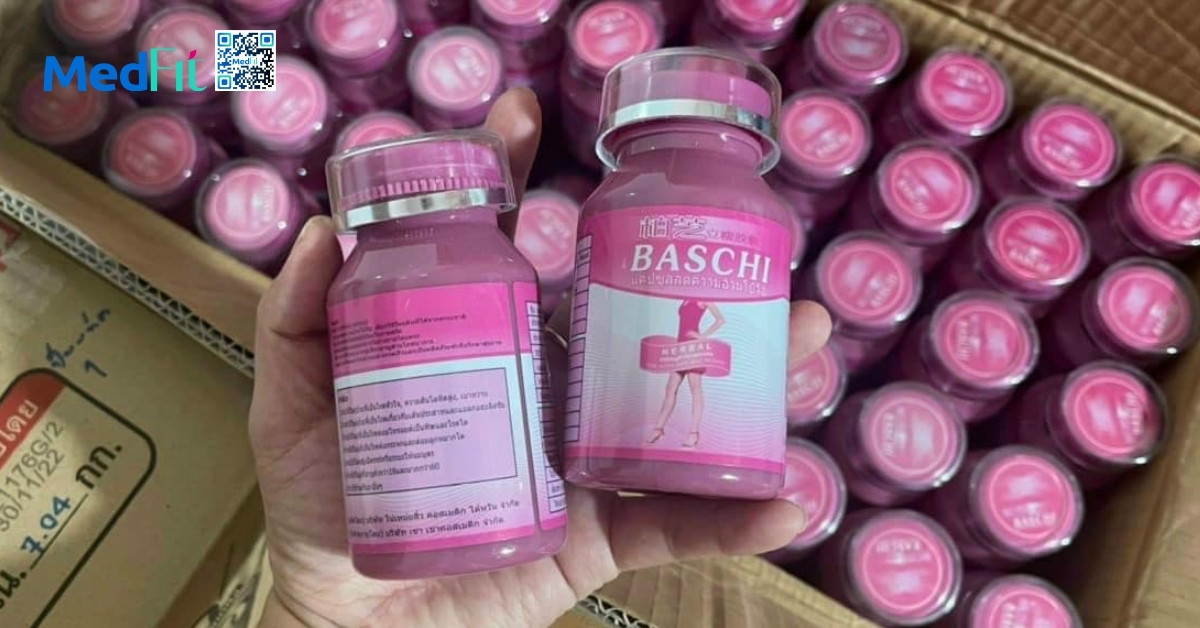 thuốc giảm cân baschi màu hồng