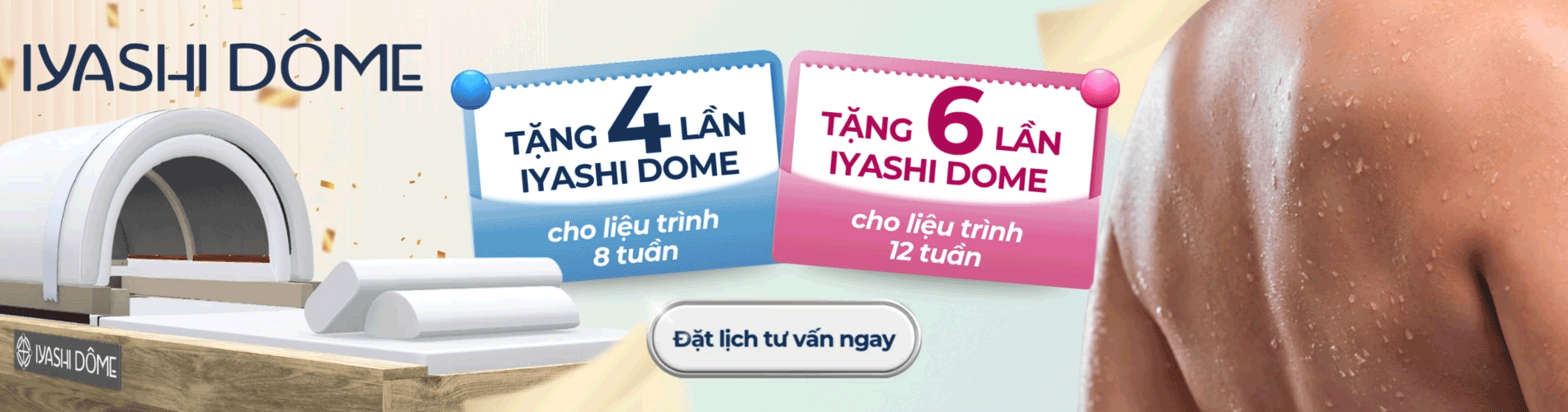 Banner ưu đãi Iyashi Dome - LDP DDVĐ - PC