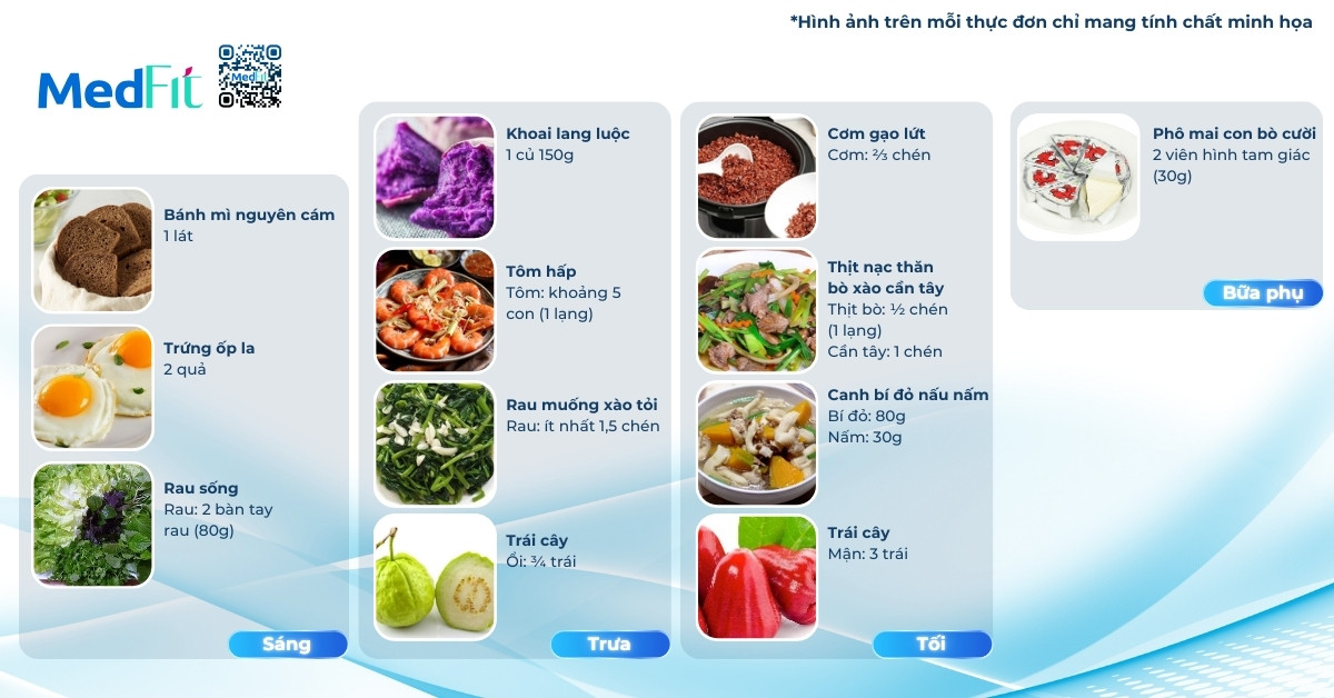 Hướng dẫn thực đơn giảm cân với khoai lang trong 7 ngày 5 Thực đơn giảm cân với khoai lang ngày 3