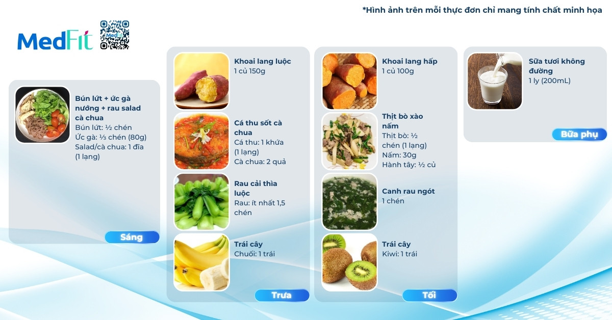 Hướng dẫn thực đơn giảm cân với khoai lang trong 7 ngày 7 Thực đơn giảm cân với khoai lang ngày 5