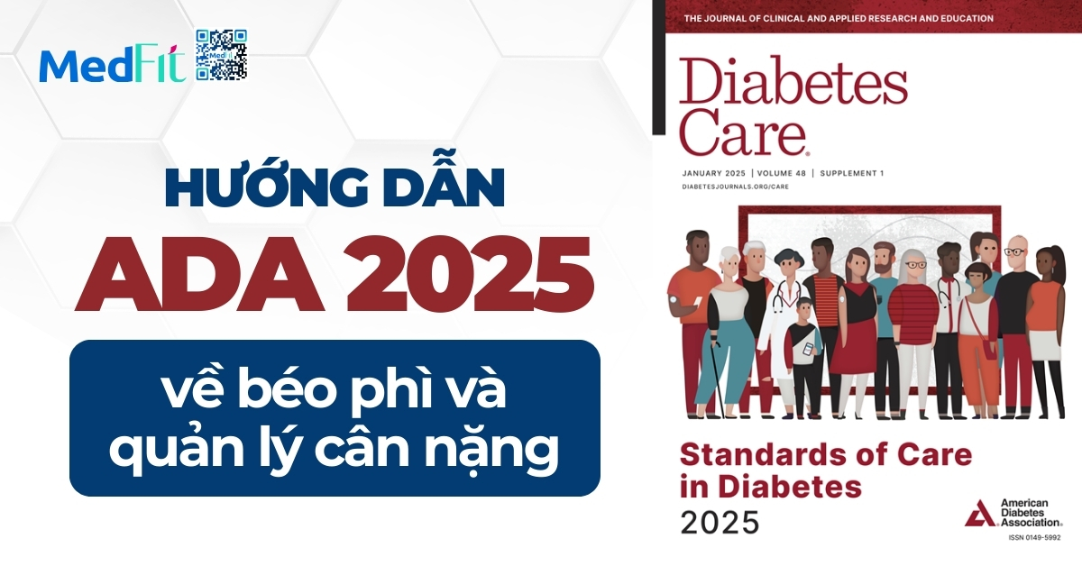 hướng dẫn ada 2025 về béo phì và quản lý cân nặng