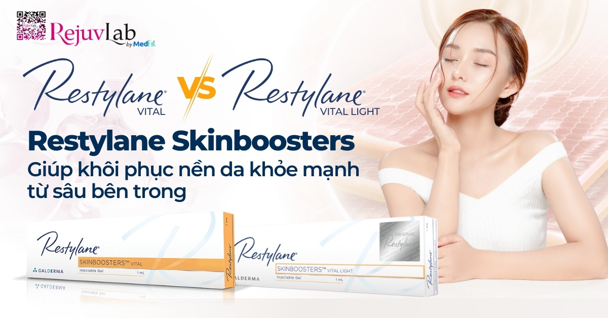 restylane vital và restylane vital light giúp khôi phục nền da khỏe mạnh từ sâu bên trong