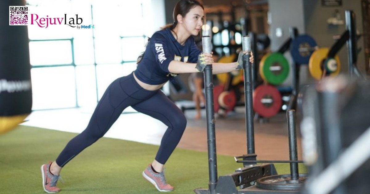 tập gym có giảm mỡ mặt