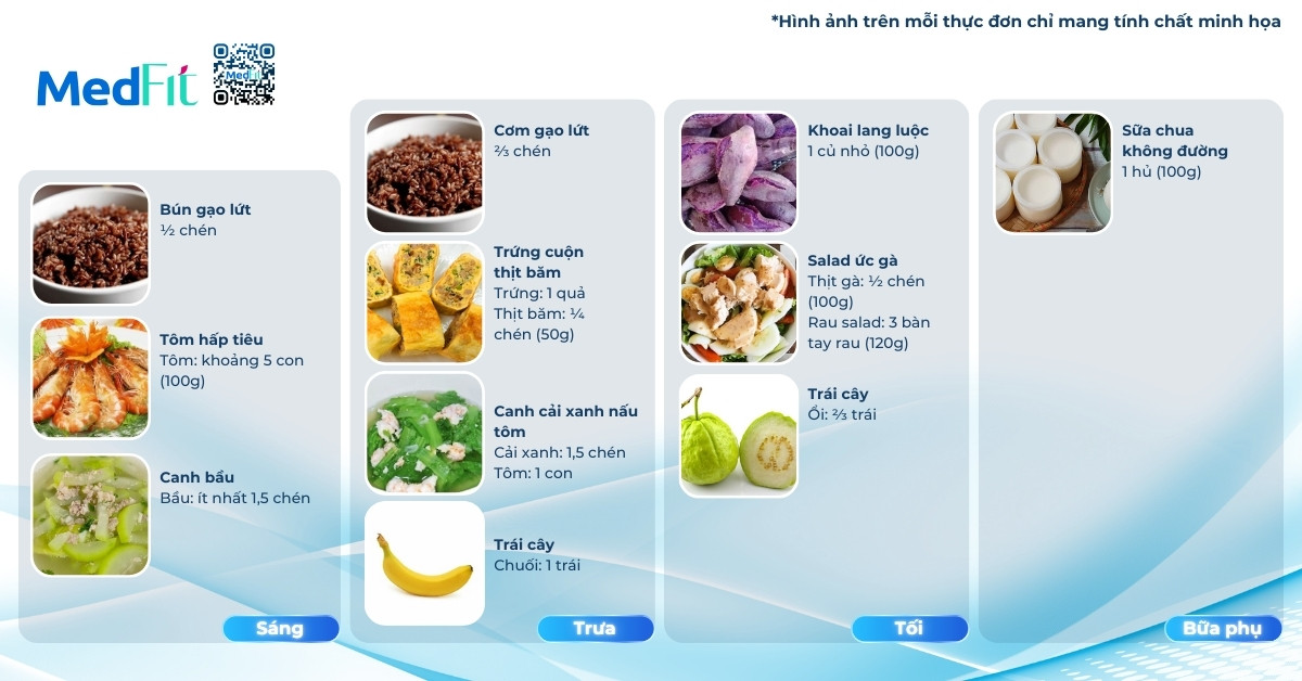 Hướng dẫn xây dựng thực đơn giảm cân cho người 60kg trong 1 tuần 4 thực đơn giảm cân cho người 60kg ngày 3
