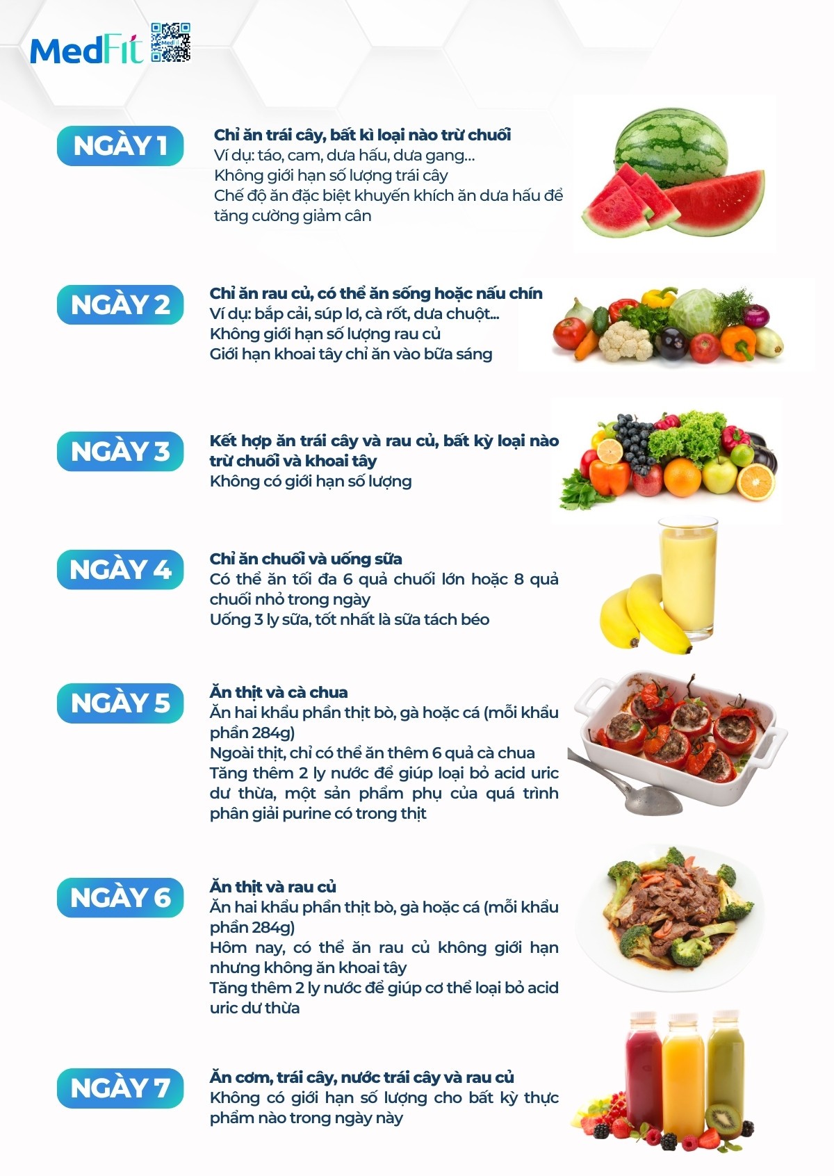 thực đơn giảm cân của nhã phương trong 7 ngày