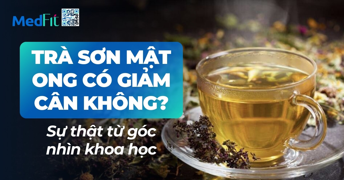 trà sơn mật hồng sâm có giảm cân không