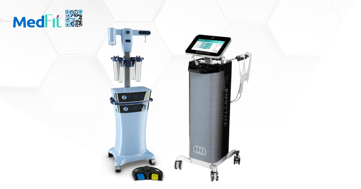 Máy Vaserlipo và BodyTite (để chung khung hình)