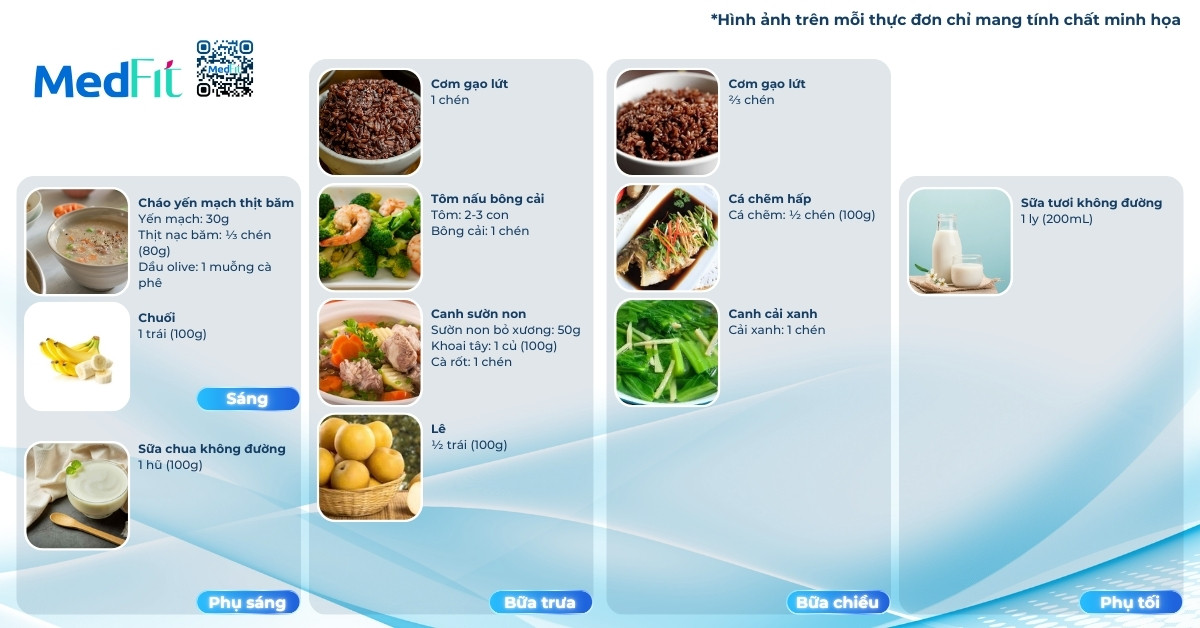 Thực đơn eat clean giảm cân ngày 2